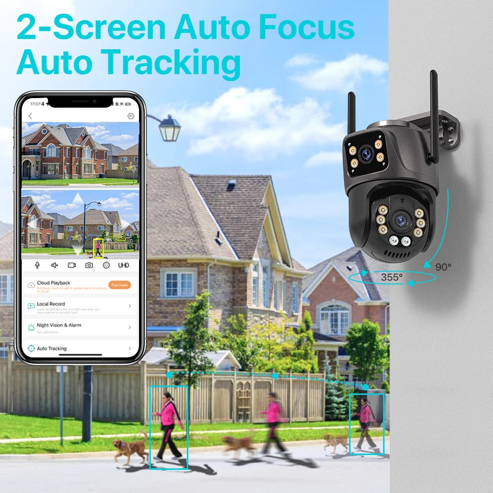 AuraGuard™ Smart Outdoor Security Camera