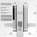 AuraLock™ Smart Fingerprint Door Lock – Wi-Fi App Control, Keyless Entry, NFC & IP67 Waterproof
