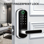 AuraLock™ Smart Fingerprint Door Lock – Wi-Fi App Control, Keyless Entry, NFC & IP67 Waterproof