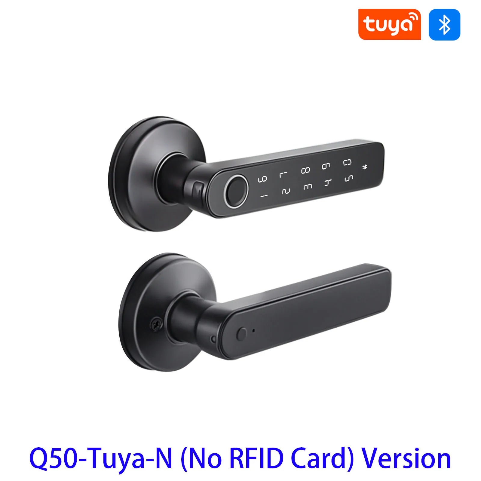 AuraKey™ Smart Fingerprint Door Lock – Tuya App Control, Fingerprint & Password Access